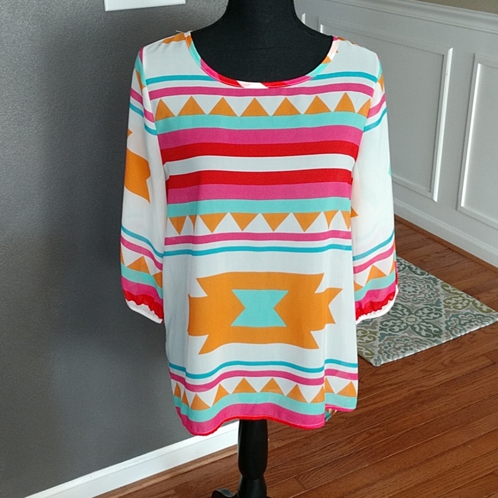 🌞5/$25 Flamingo urban  top